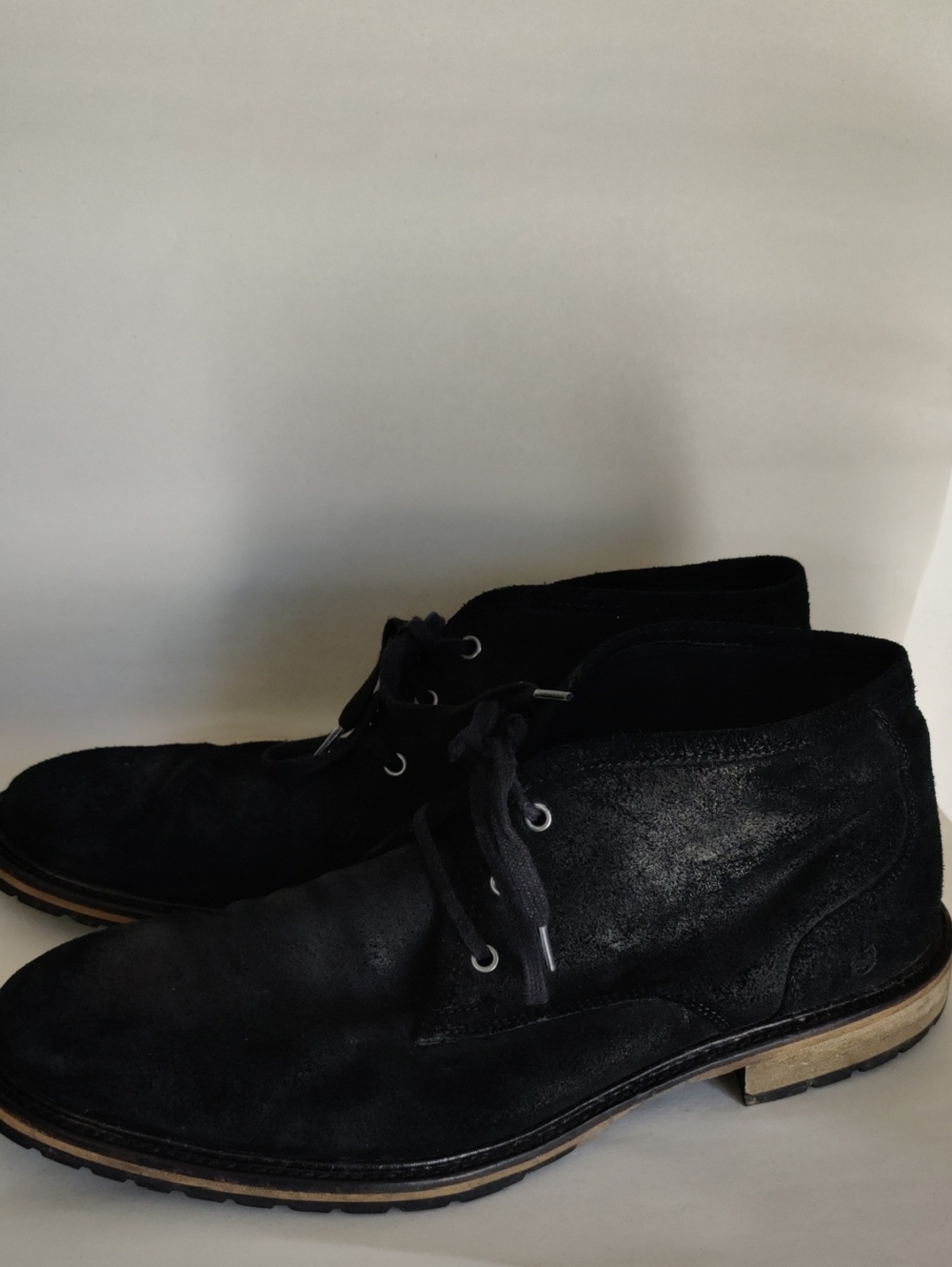 Andrew Marc Woodside Black Suede Chukka Boots US Men's 11
